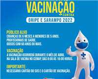 Campanha Nacional de Vacinao Contra Gripe e Sarampo 